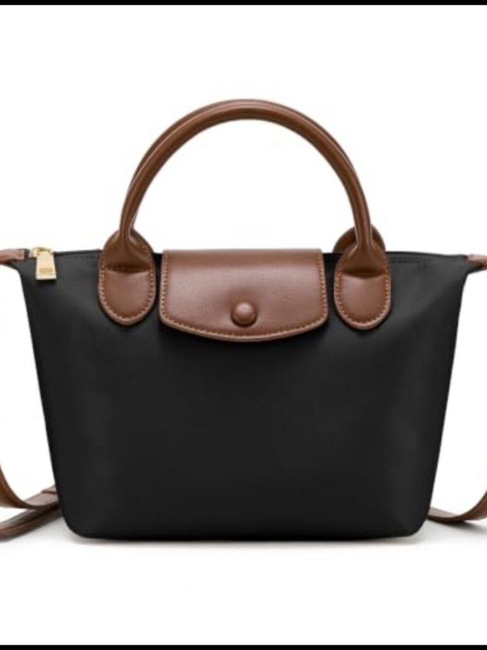 Vegan Leather Mini Crossbody Bag Adjustable Strap Women's Purse